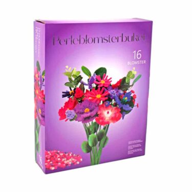 Perleblomstbuket Gerbera DIY - 16 Blomster