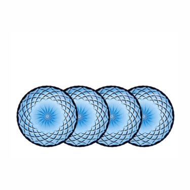 Lyngby Sorrento Asietter Blå - 4 stk. Ø 16 cm