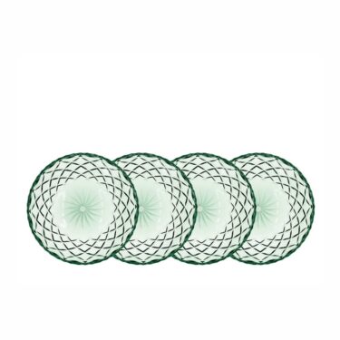 Lyngby Sorrento Asietter Grøn - 4 stk. Ø 16 cm