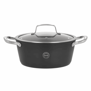 Pillivuyt Gourmet Travo Gryde Med Glaslåg - 3,8 Liter
